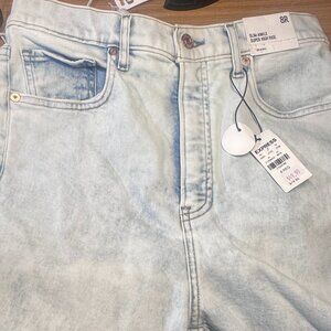 Express Jeans Original Slim Ankle Super High Rise Jeans Womens size 8